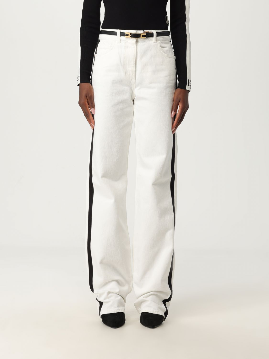 Jeans Woman color White