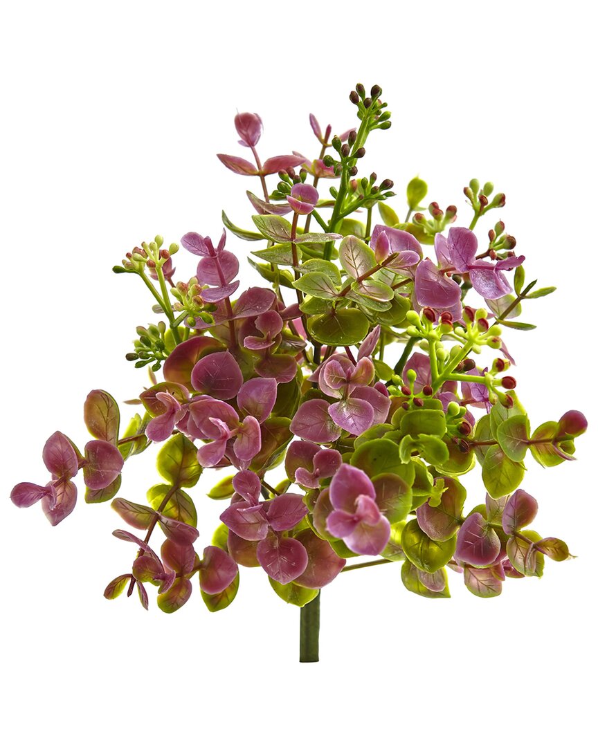Set of 12 Eucalyptus & Sedum Artificial Plants
