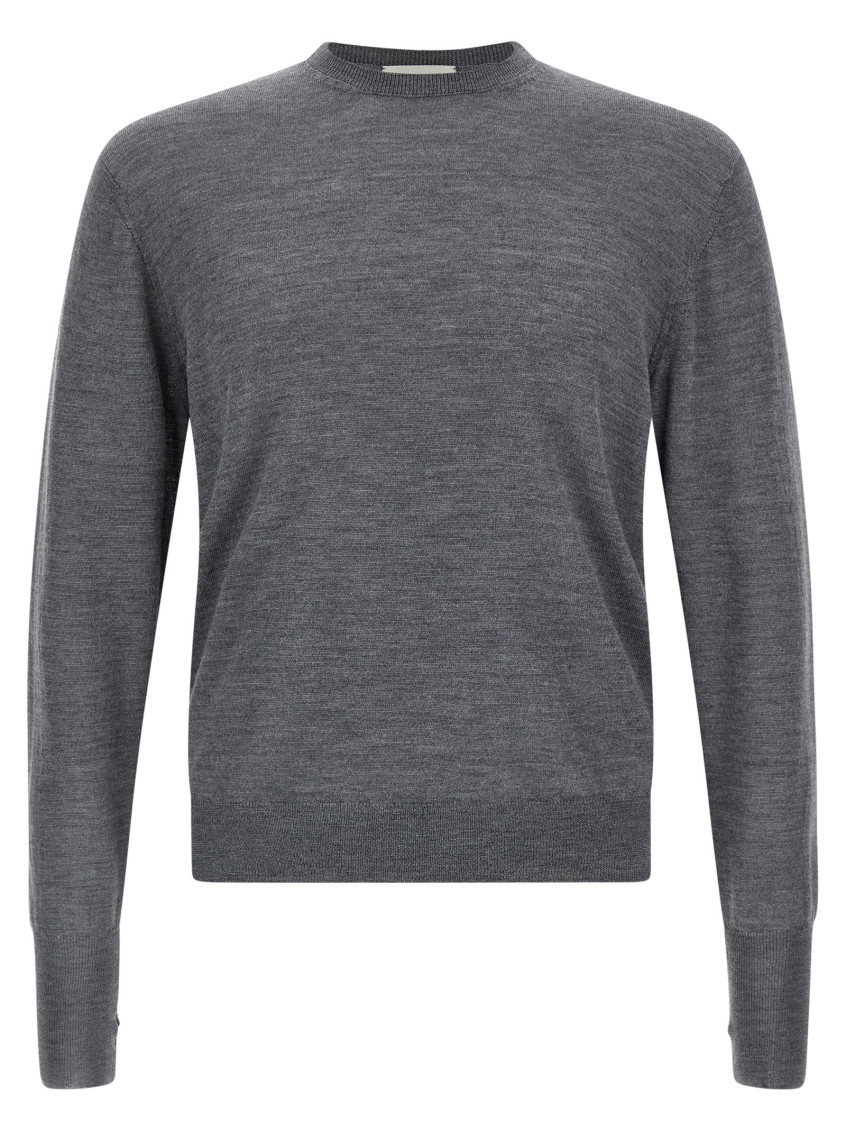 Grey Extrafine Mesh Sweater