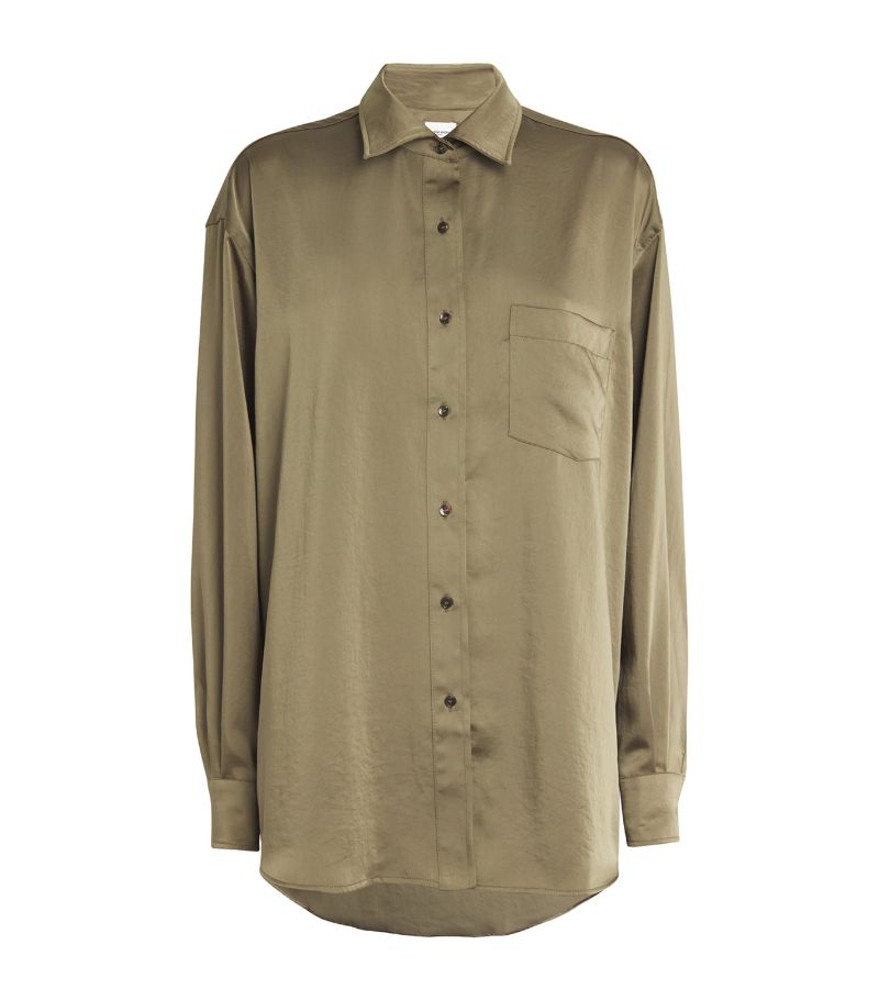 Satin-Effect Shirt