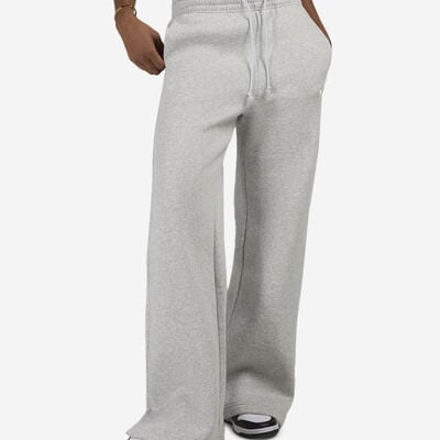 Women's NSW Phoenix Fleece High-Waisted Wide-Leg Pants in Grey
