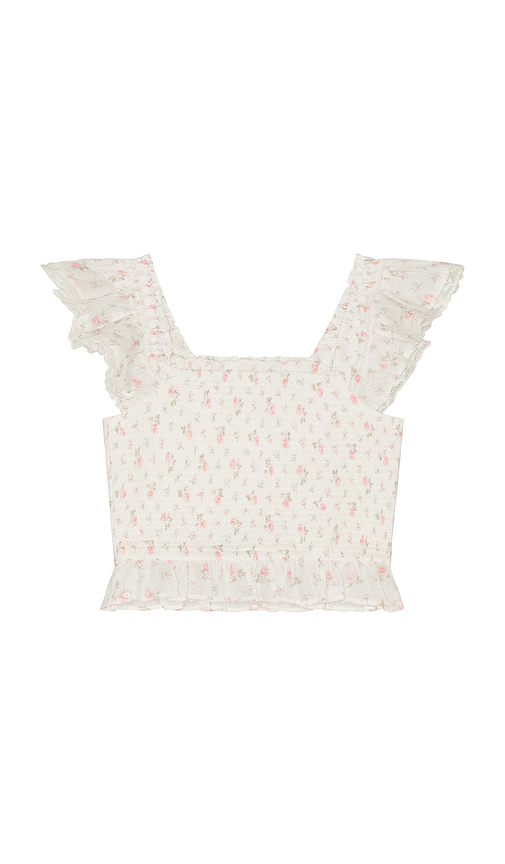 LoveShackFancy Tween Jeanna Top in Blue. 8. Also , 10