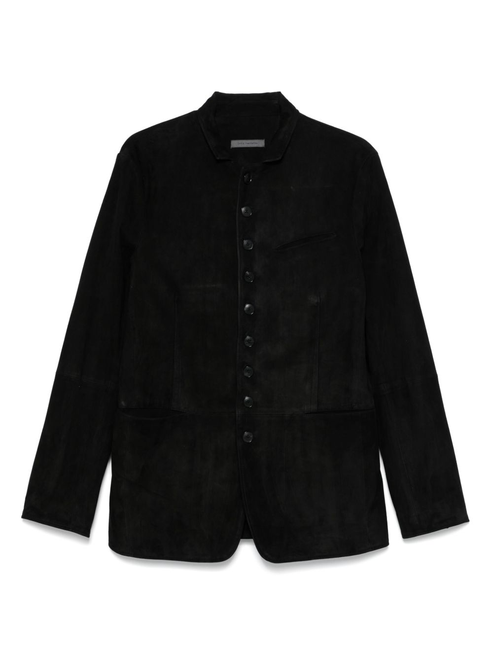 John Varvatos leather blazer - Black
