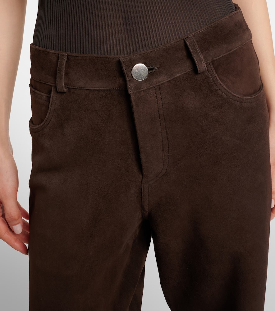 Milo suede wide-leg pants