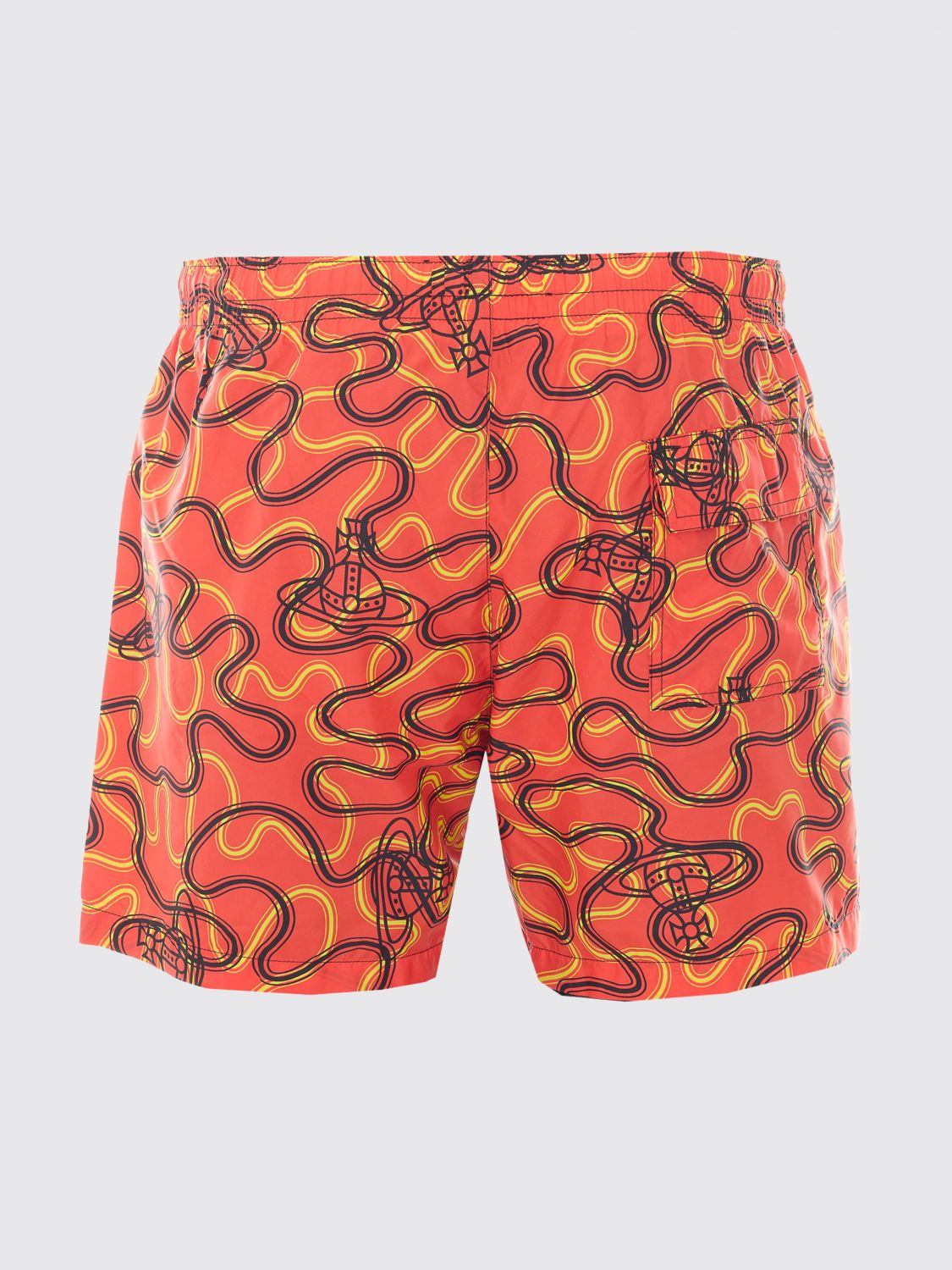 Orb Monogram Polyamide Swimming Trunks with Elasticated Waist
