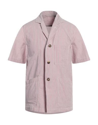 Lardini Man Shirt Brick Size M Cotton