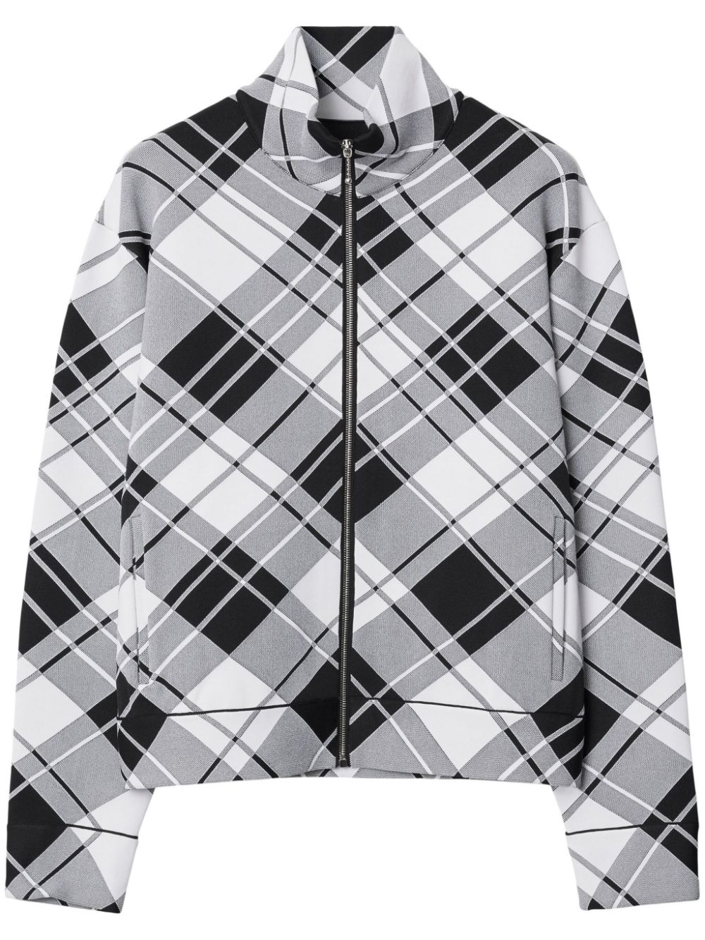 Checked lightweight jacket - Black