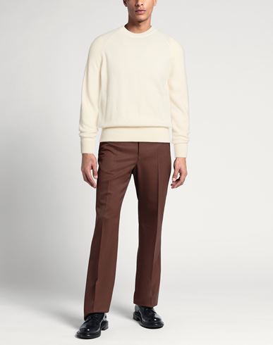 Man Sweater Off white Size L Wool, Polyamide