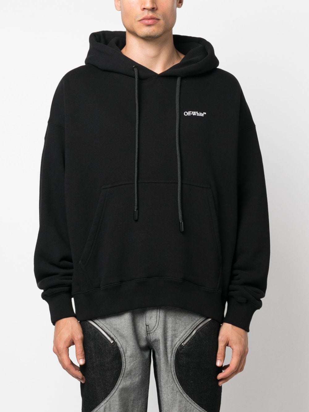 Lunar Arrow Skate Hoodie Black Grey
