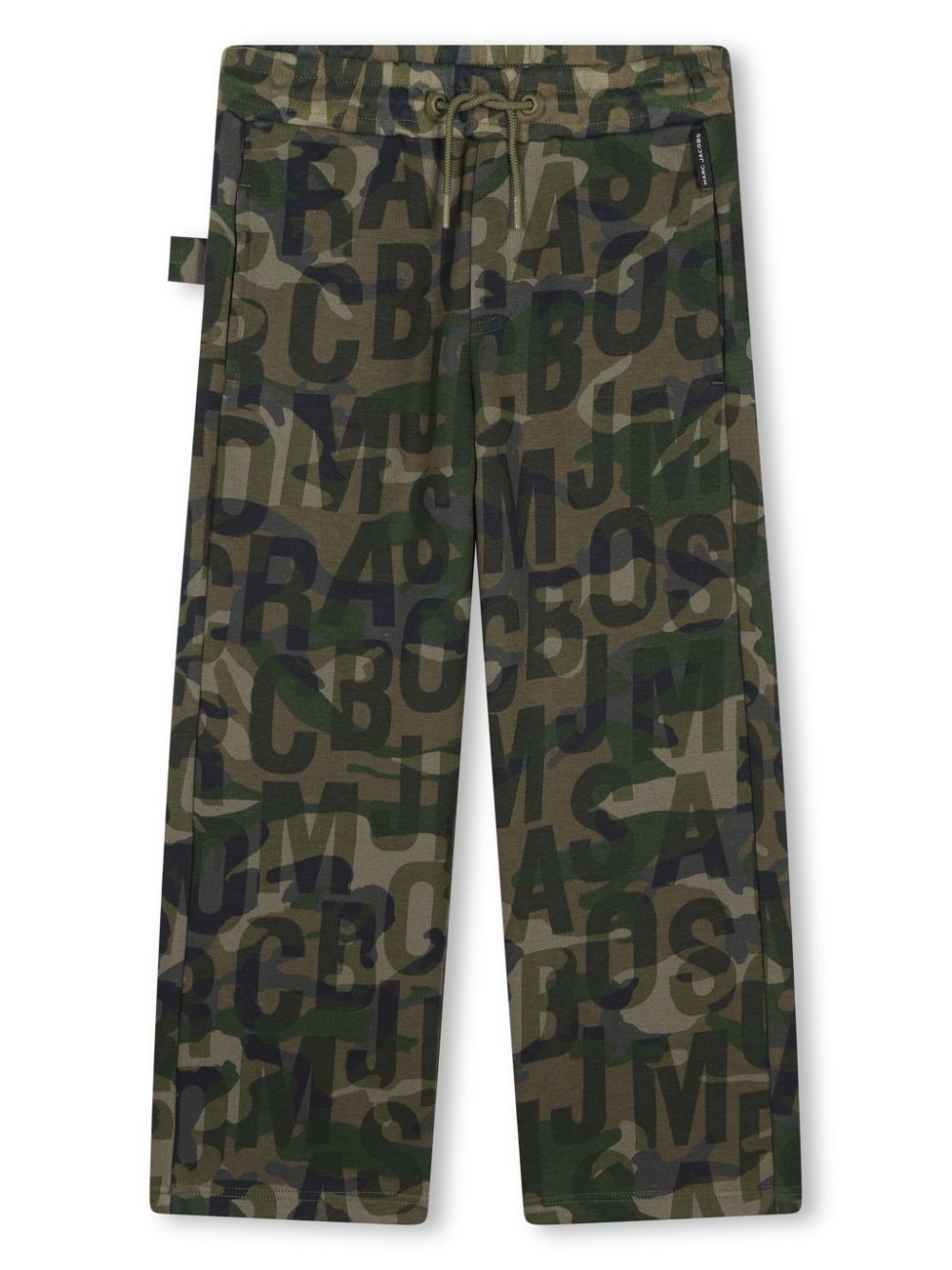 Camouflage-print jogging trousers - Green
