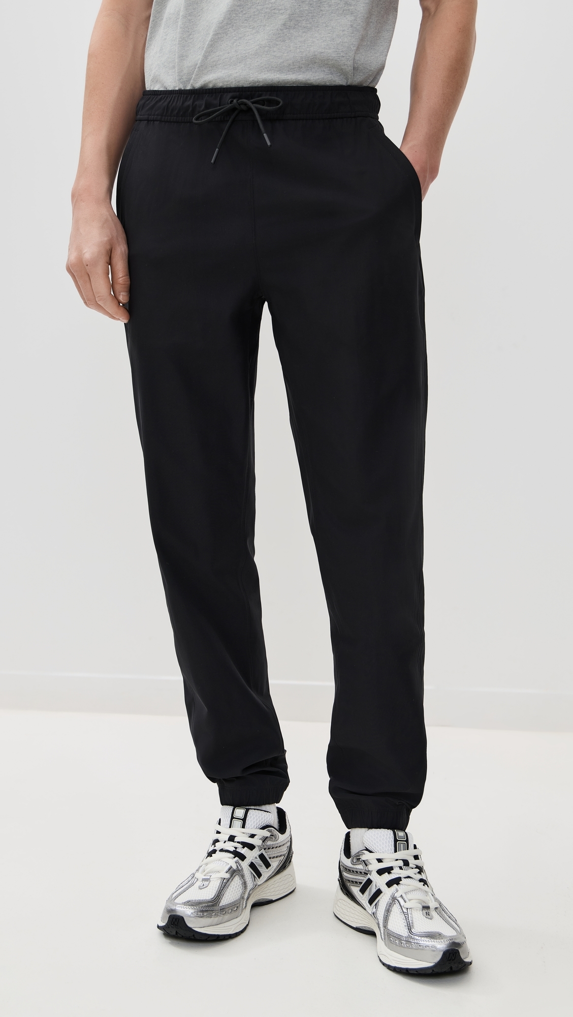 Reigning Champ Stretch Warp Knit Coach's Standard Joggers Black