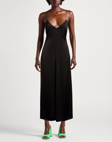 Woman Maxi dress Black Size 12 Viscose