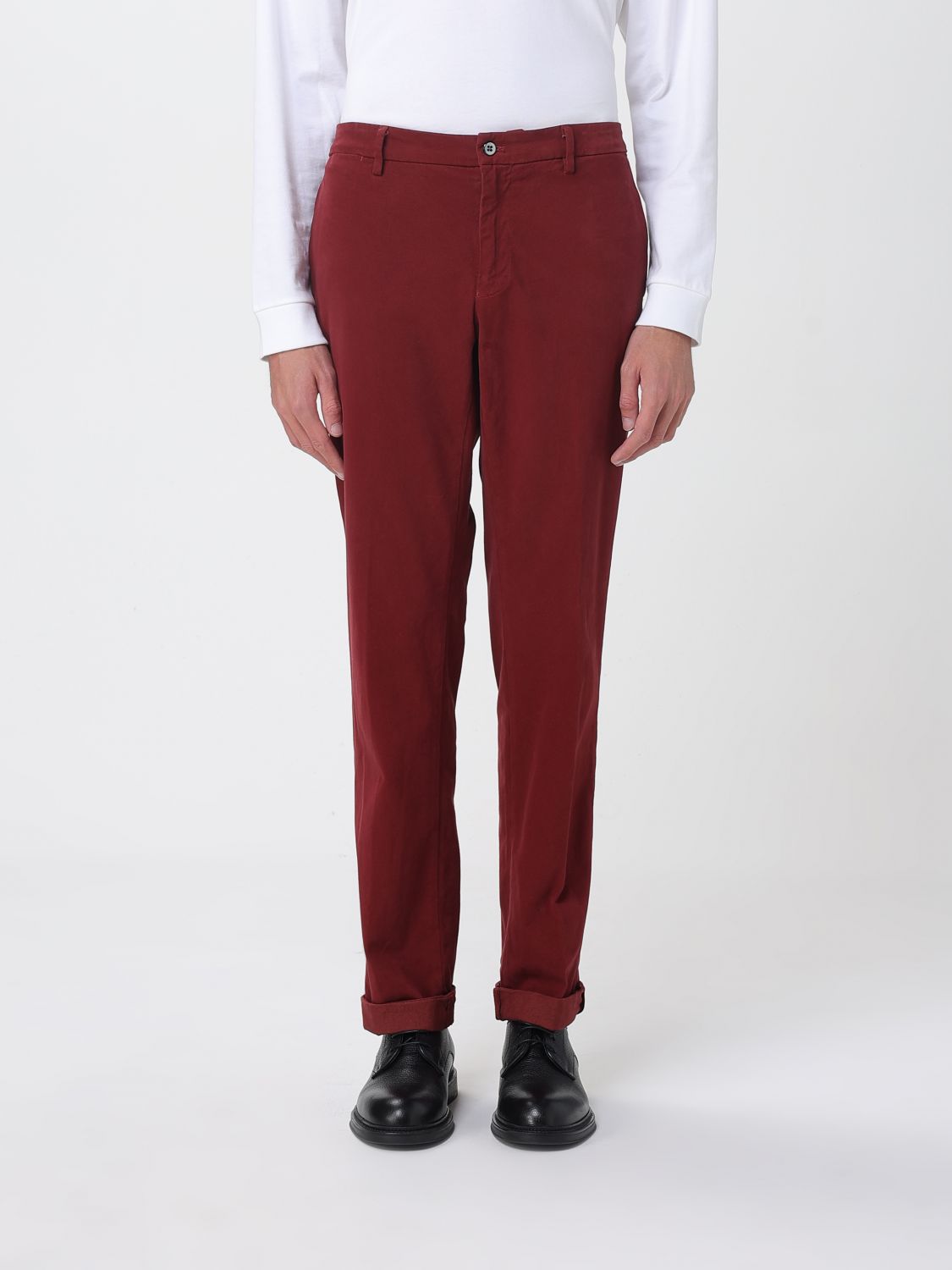Pants Men color Rust