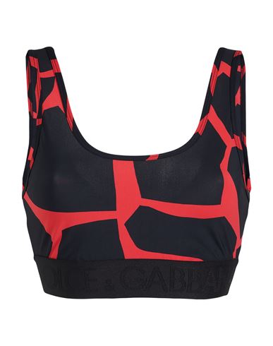 Woman Top Red Size 14 Polyamide, Elastane