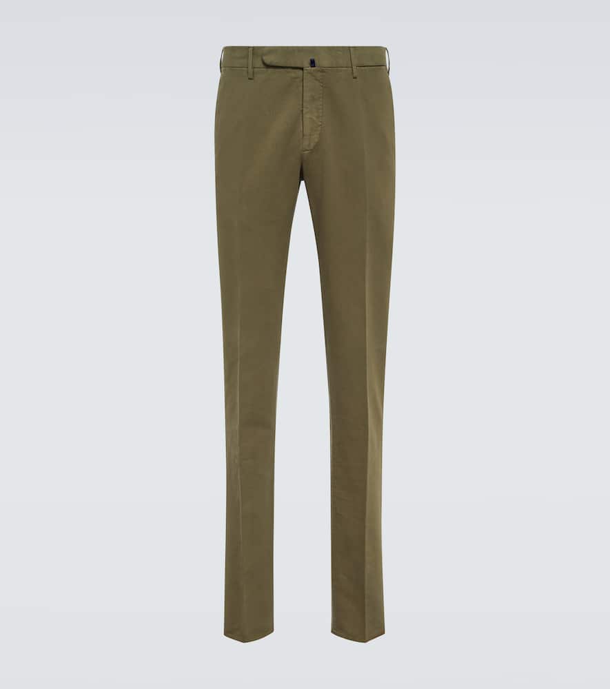 Cotton slim pants