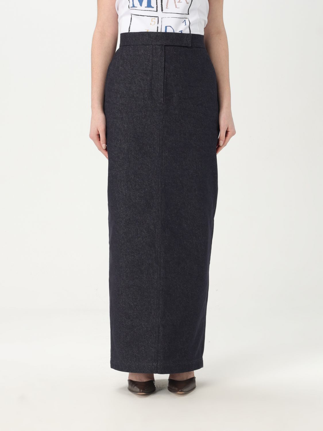 Skirt MAX MARA Woman color Blue