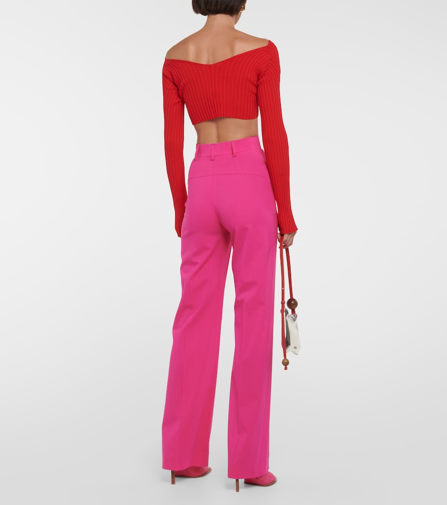 La Maille Pralù cropped cardigan