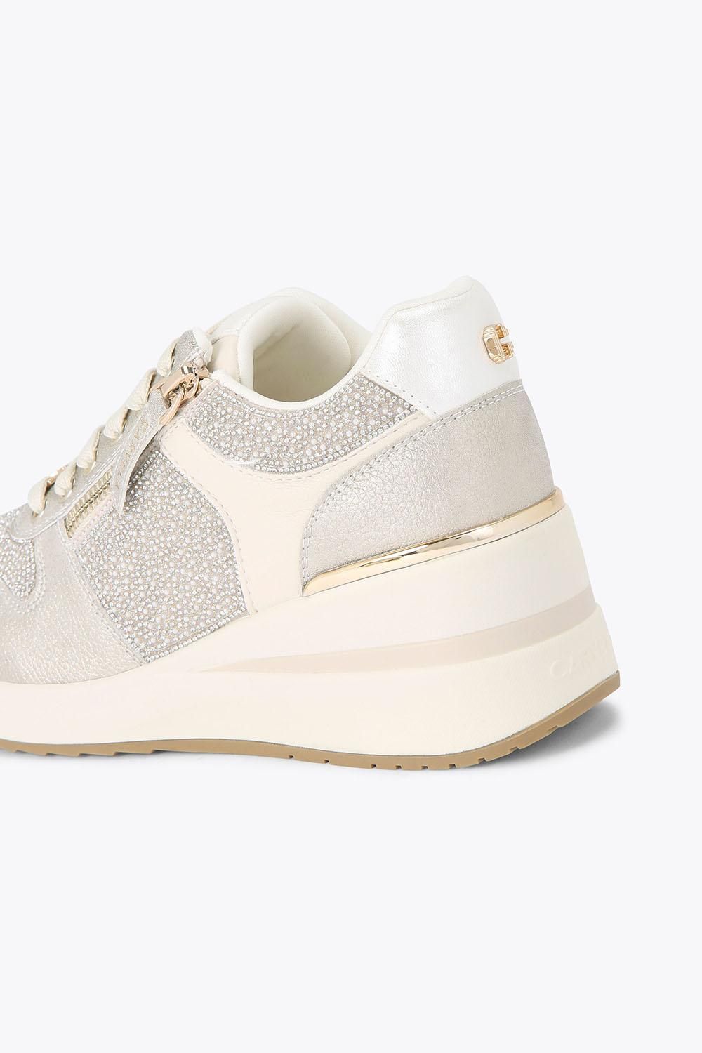 Carvela 'high Rise' Trainers In Silver