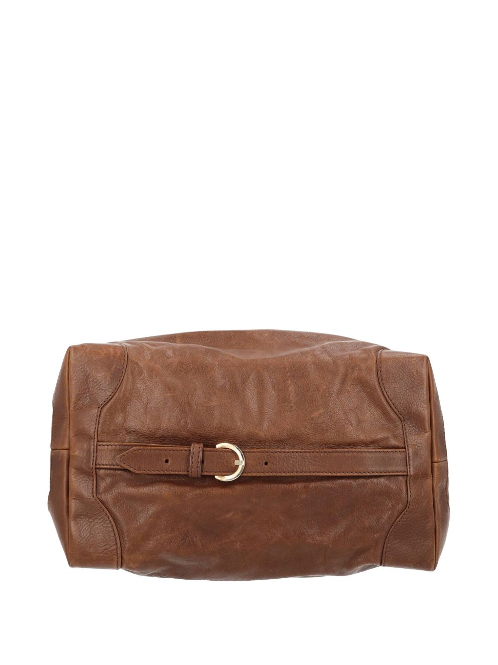 Leather shoulder bag - Brown