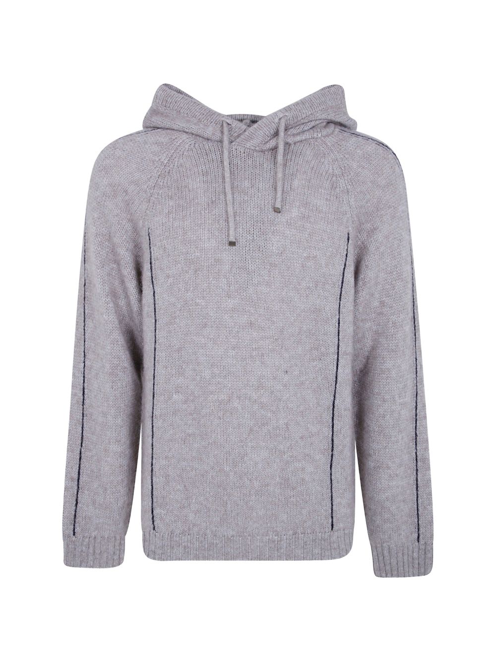 Alpaca Knit Hoodie — Beige