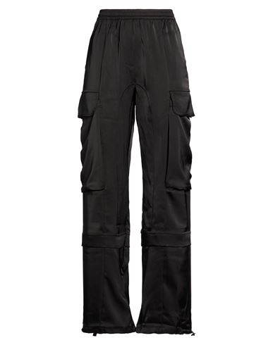 Woman Pants Black Size 4 Recycled polyester, Polyester