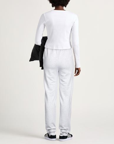 Dondup Woman Pants Light grey Size M Cotton, Elastane