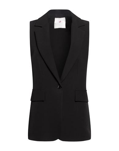 Woman Blazer Black Size 8 Polyester, Elastane