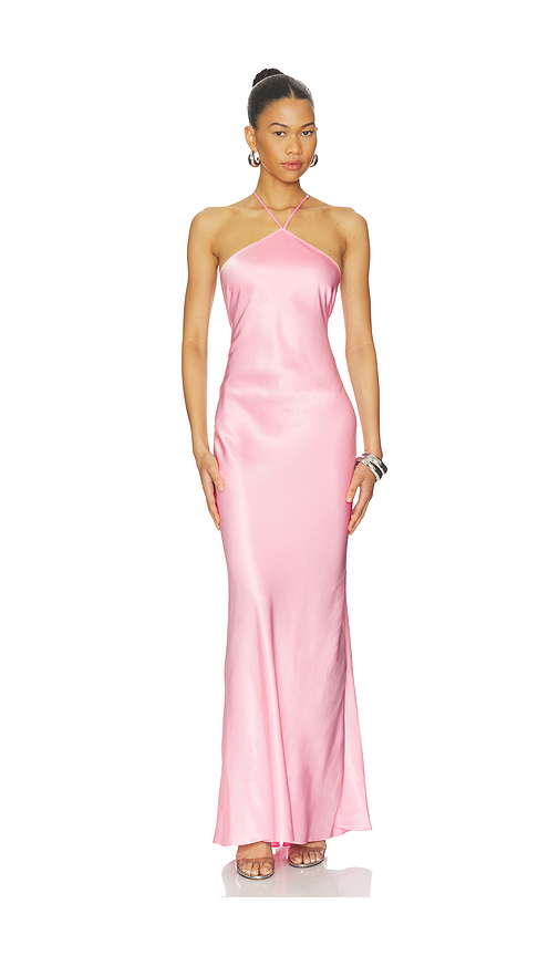 Anna October Angela Maxi Dress in Pink. S. Also in