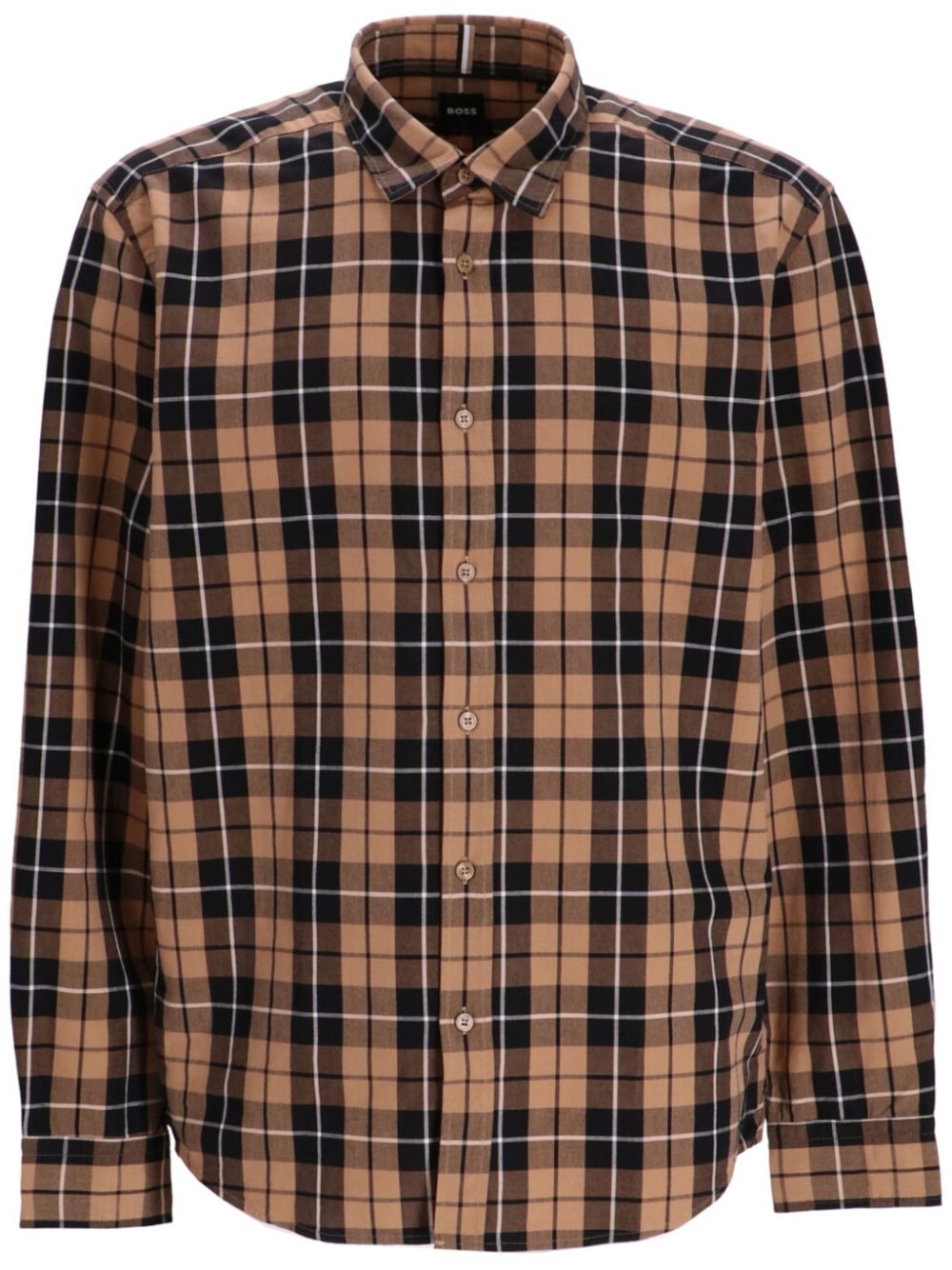 Checked shirt - Brown