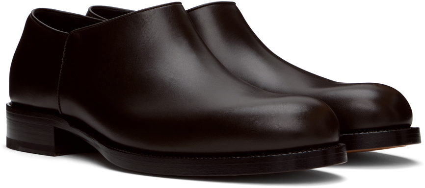 The Row Brown Nobilis Loafers