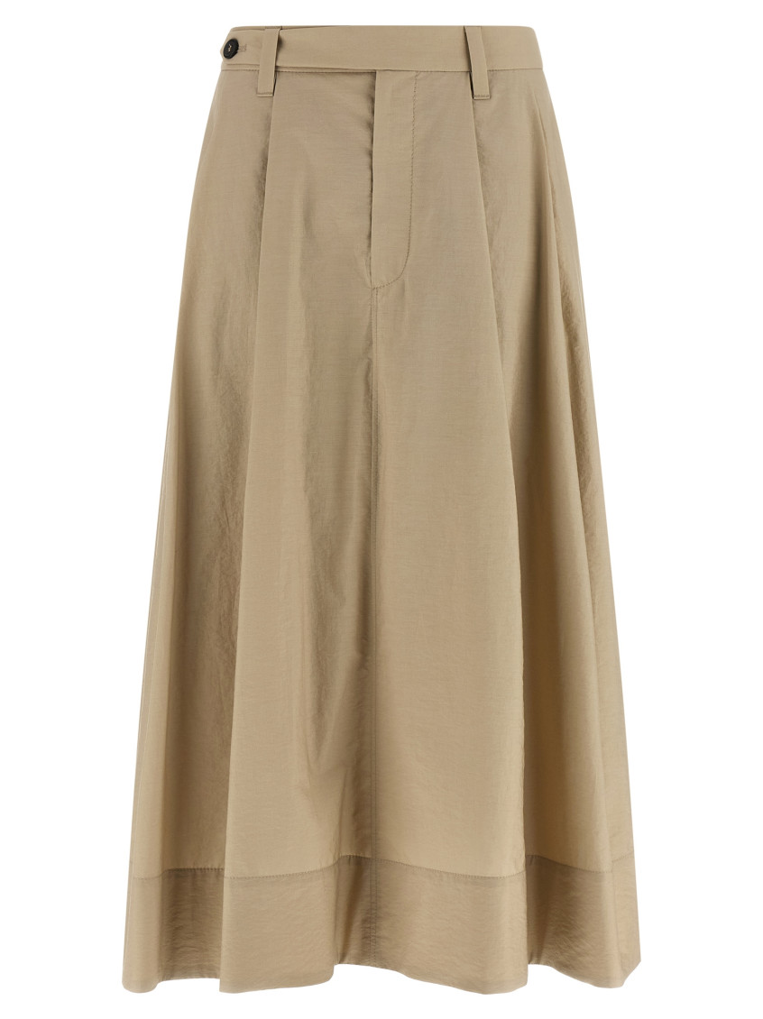 Cotton Long Skirt