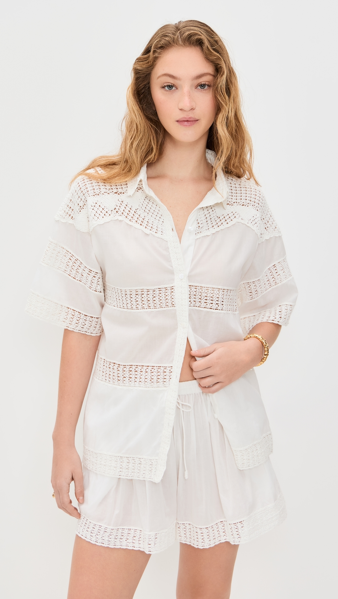 Amal Coverup Top Cowrie P