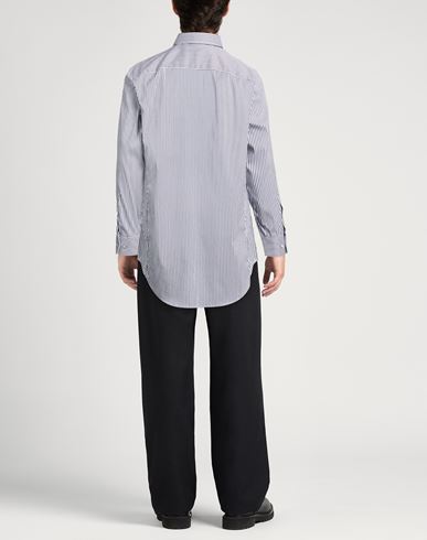 Man Shirt Navy Size L Cotton, Polyamide, Elastane