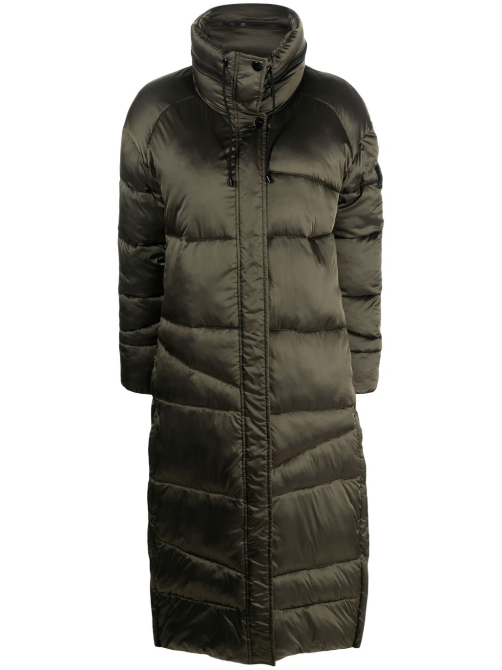 Long puffer coat - Green