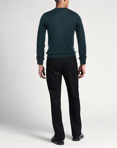 Man Sweater Deep teal Size 36 Virgin Wool