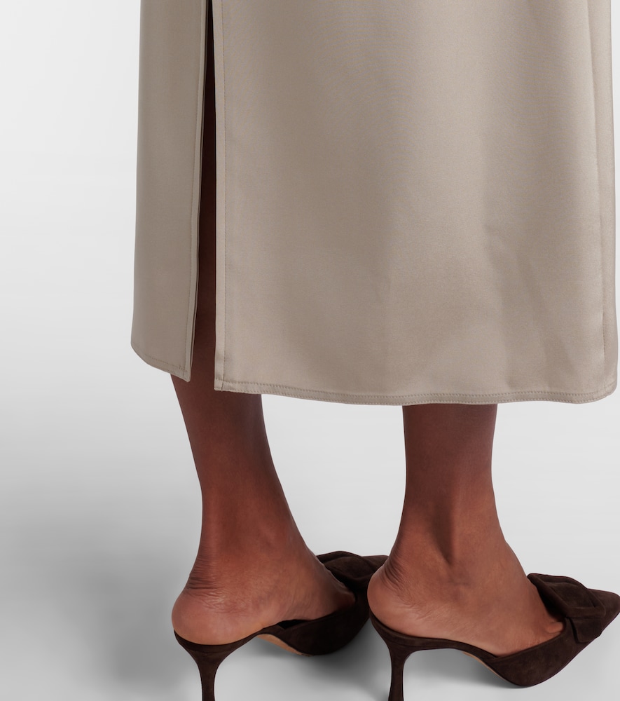 Unghia silk-blend midi dress