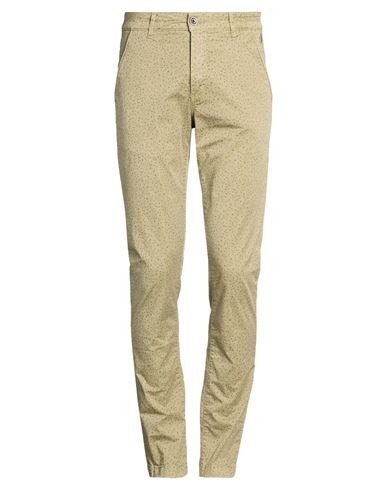 Man Pants Sage green Size 31 Cotton, Elastane