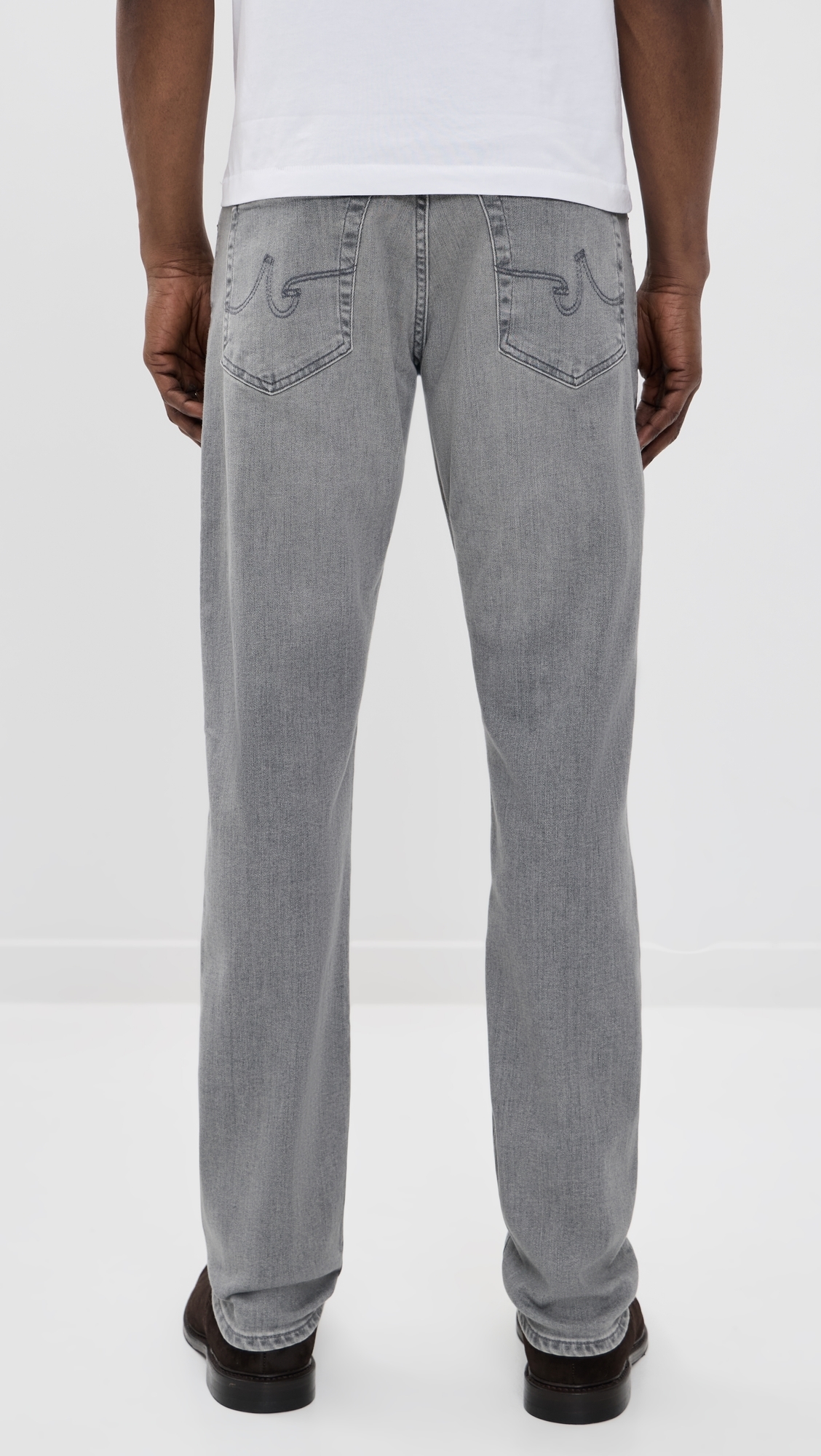 Everett Slim Straight Denim Jeans Half Dome