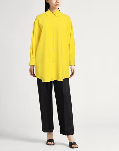 Fabiana Filippi Woman Shirt Yellow Size 2 Viscose, Elastane