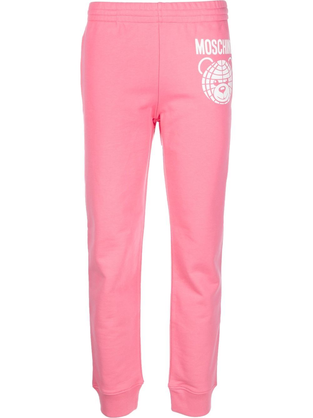 Teddy bear organic cotton track trousers - Black