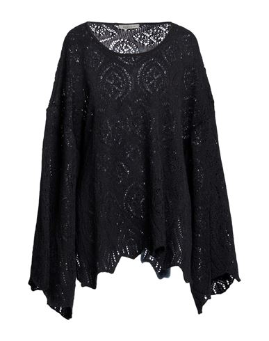 Woman Sweater Black Size M Baby alpaca wool, Polyamide, Virgin Wool
