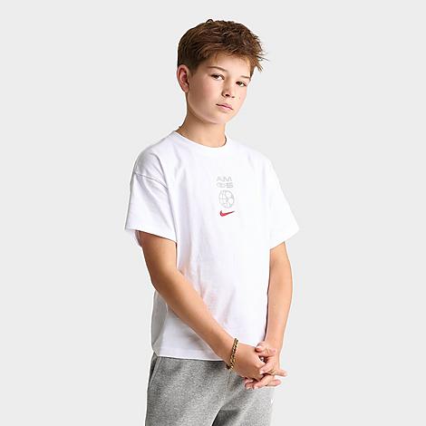 Big Kids Sportswear AIR T-Shirt in White