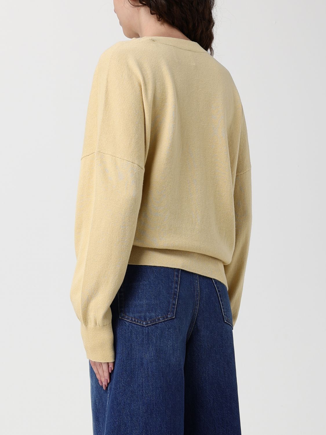 Logo-intarsia jumper - Blue