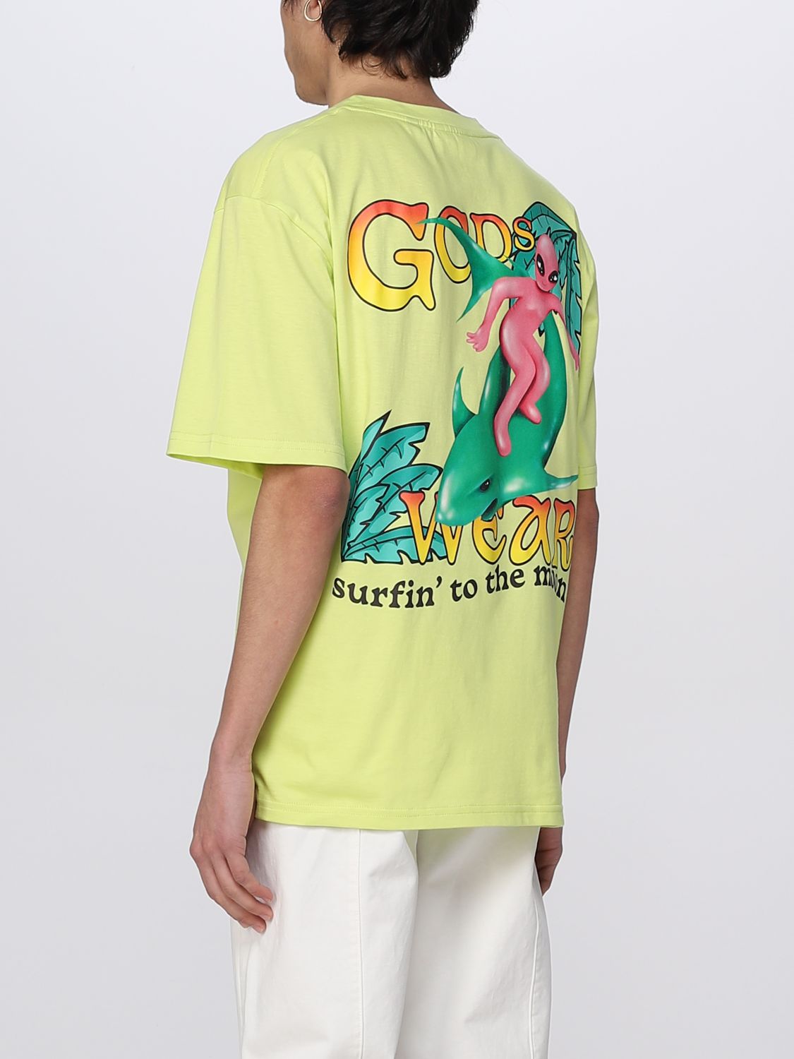 T-Shirt Men color Green