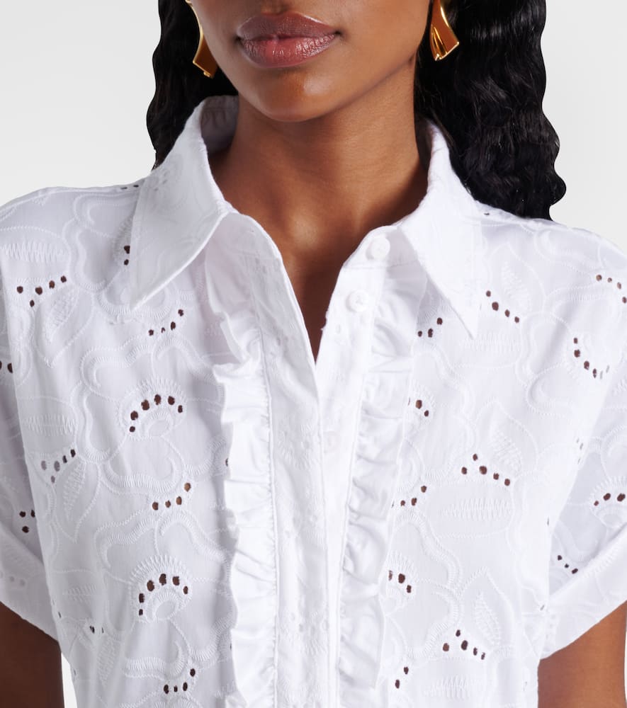 Summer Blossom broderie anglaise minidress