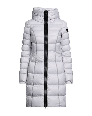 Woman Puffer Light grey Size 10 Polyester