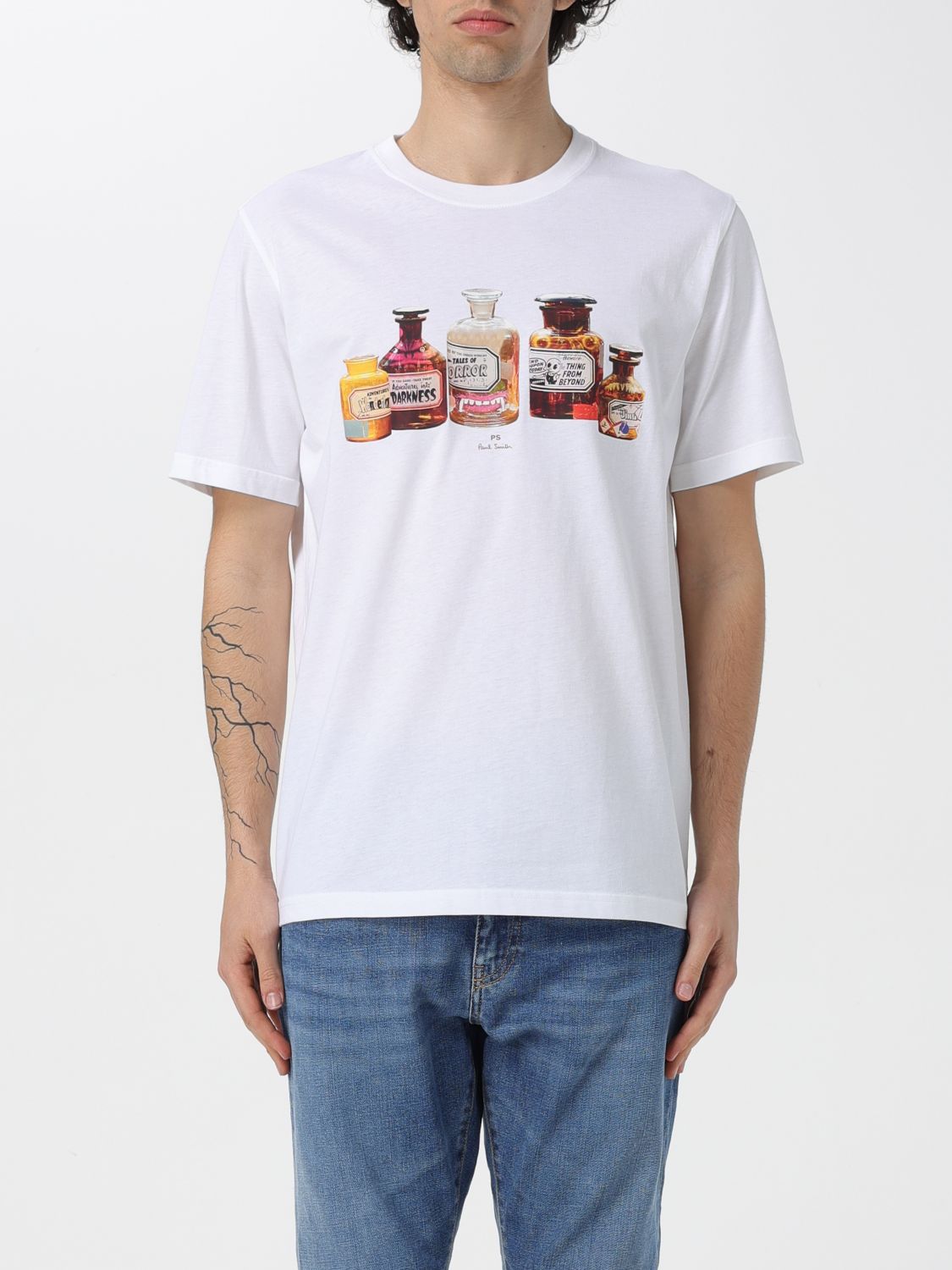 T-Shirt Men color White