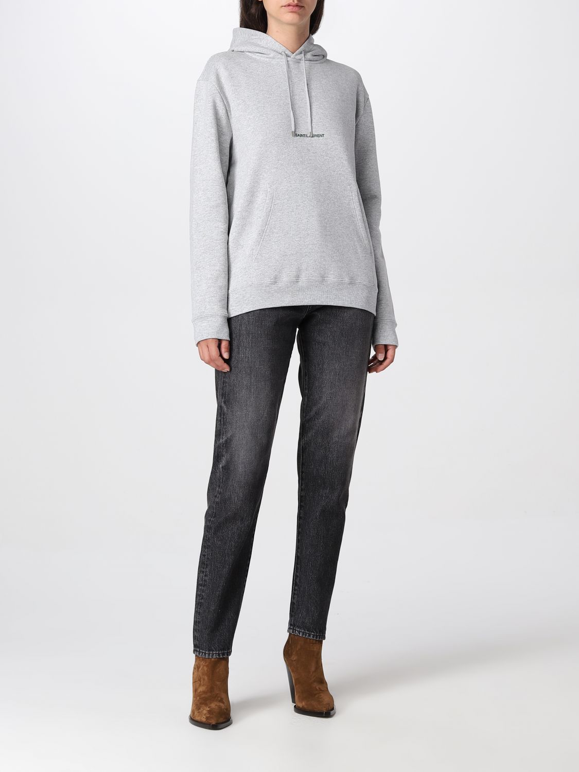 Sweatshirt Woman color Grey