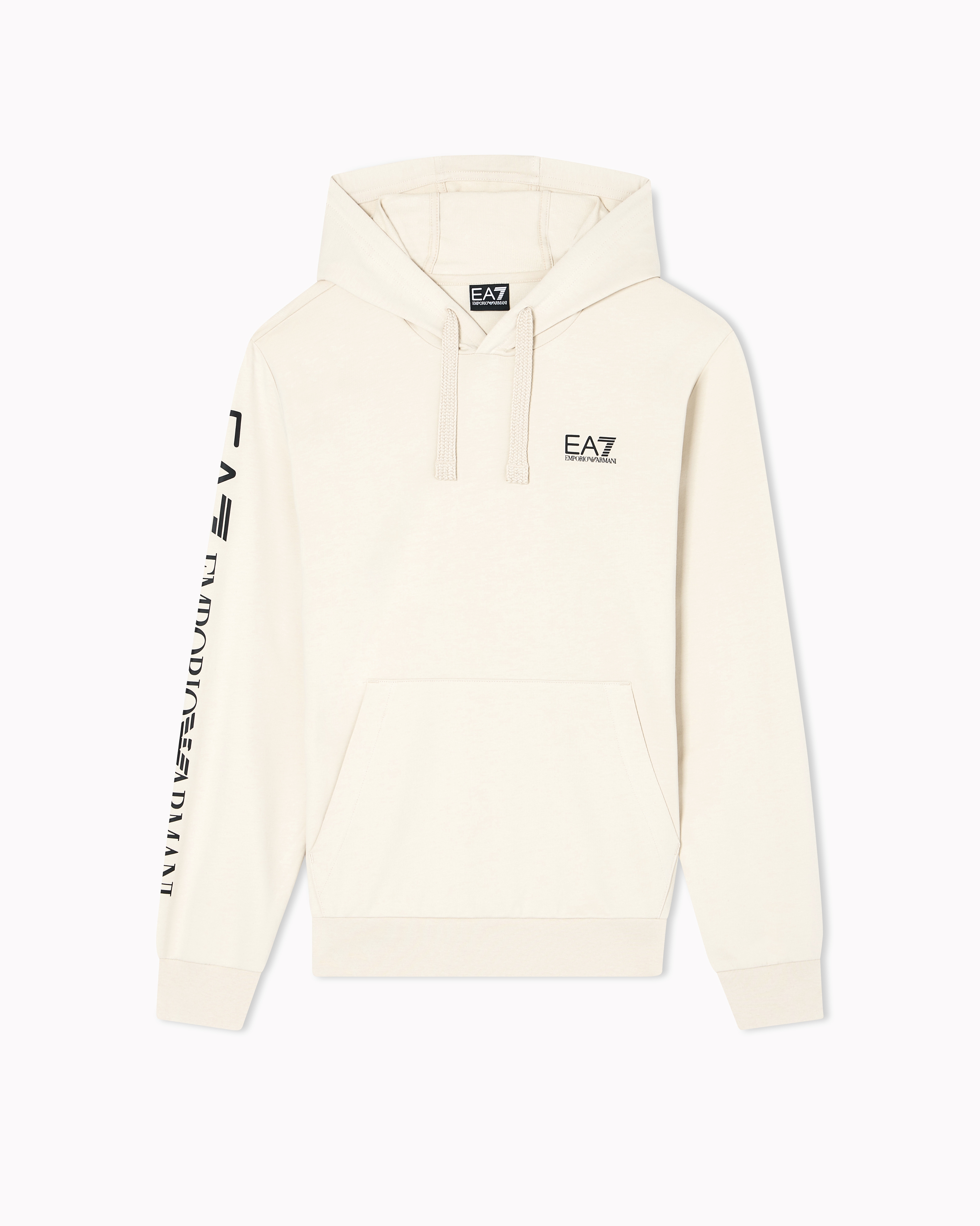 Pullover sweatshirt in cotton with a hood Logo Series