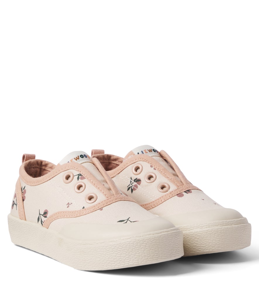 Danilo floral canvas slip-on shoes